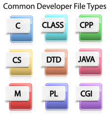 Text File Type Icons