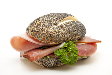 Belegtes Brötchen