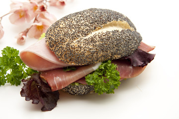 Belegtes Brötchen