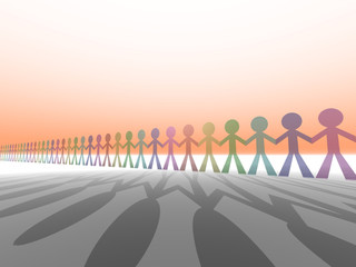 people holding hands