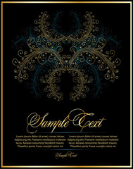 flourish decorative vector frame