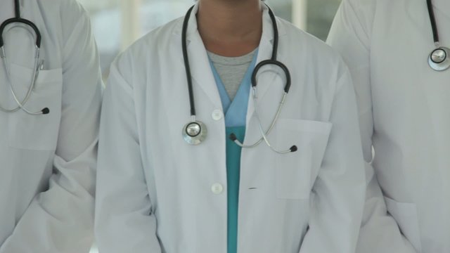 Group Shot of Young Doctors