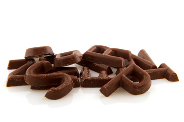 Chocolate letters