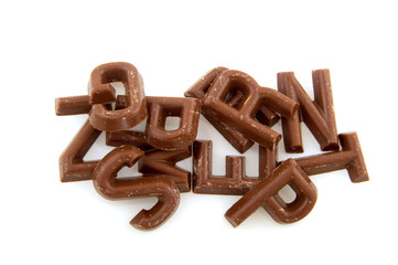 Chocolate letters