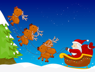 Obraz premium Christmas Scene