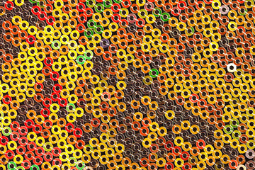 colorful sequined texture