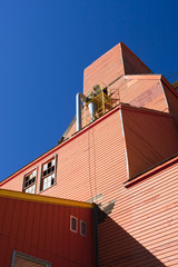Orange Grain Elevator