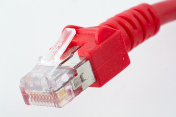Netzwerkkabel rot Stecker