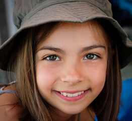 portrait de fillette