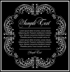 abstract antique frame