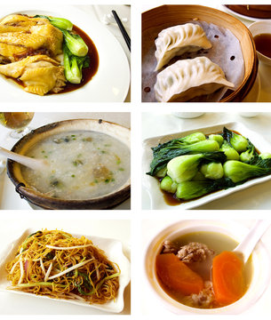 Chinese Food Collage