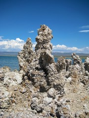 Tufa spires in Mono Lake Tufa State Nature Reserve, Lee Vining