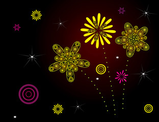 Colored firework