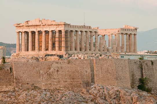 Acropolis before sunset
