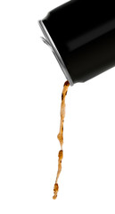 Last sip out of cola can