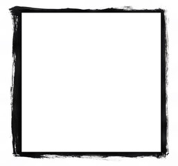 Grunge black frame - obrazy, fototapety, plakaty
