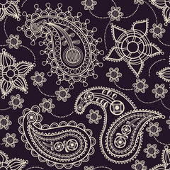 Paisley seamless pattern