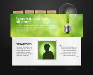 website clean template