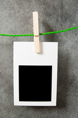 Designer concept - blank photo frames for your photos