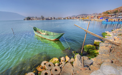 a fishing village around erhai lake dali