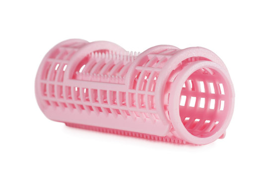 Pink hair roller