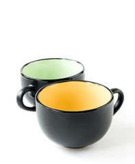 Two black cups