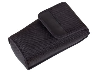 Black case isolated on white background