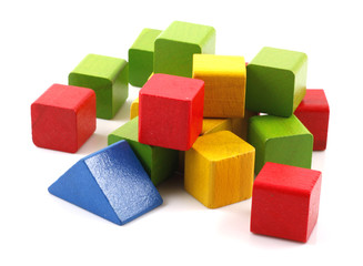 Wooden building blocks