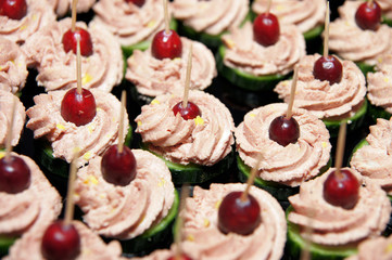 Appetizing party food