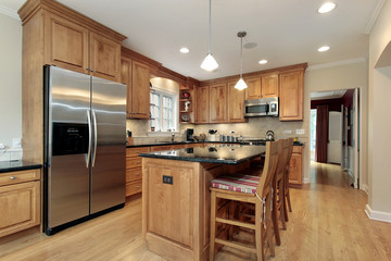 Kitchen in luxury home