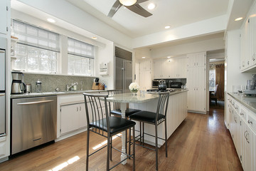 Kitchen in suburban home