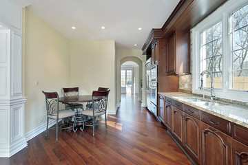 Kitchen in new construction home