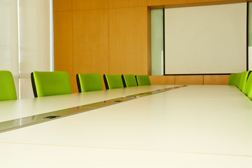 Conference room in office