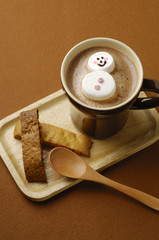 マシュマロコーヒー＆ビスコッティ