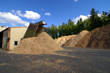 storage of wooden fuel