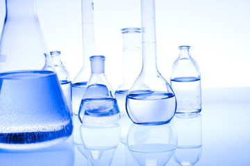 Biochemistry Laboratory and glass