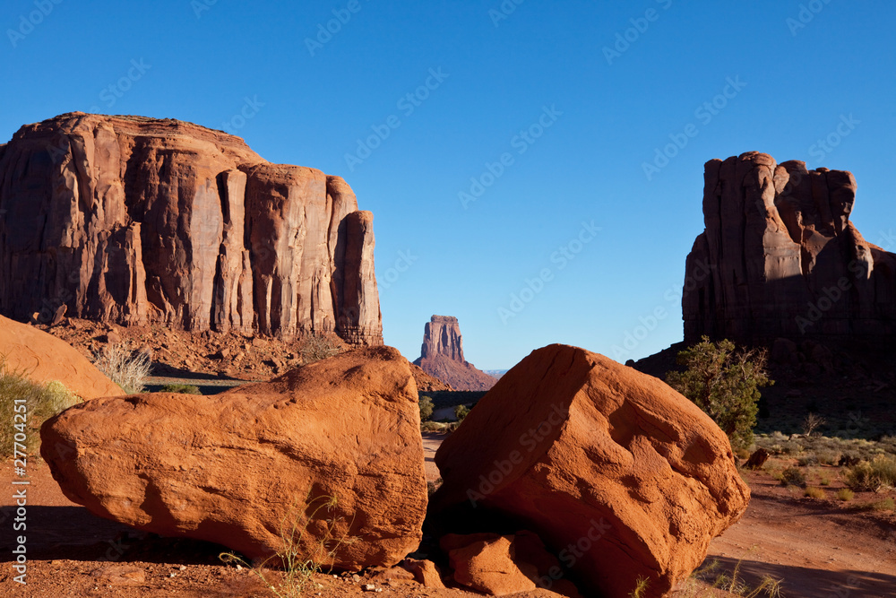 Wall mural Monument valley