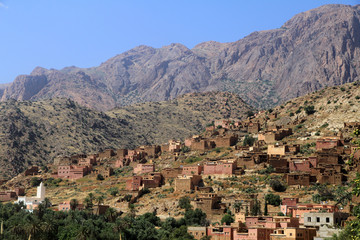 Bergdorf im Ammelntal, Antiatlas - Marokko