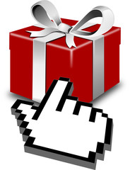 e-commerce gift click
