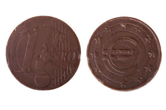 chocolate candy coin macro