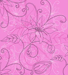Floral background. Beautiful