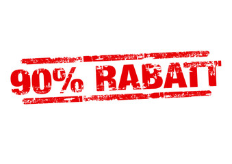 90% Rabatt