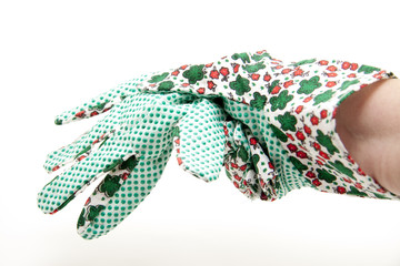 Gartenhandschuhe mit Hand