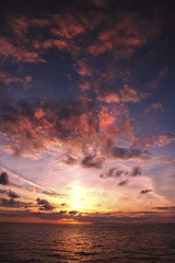 Obraz premium niebo nad Elbą