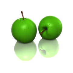 Grüne Äpfel