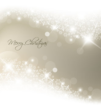 Light silver abstract Christmas background
