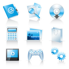 Icons for web applications and services