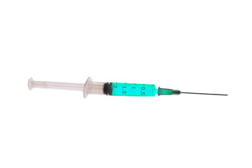 Fototapeta premium hypodermic syringe isolated