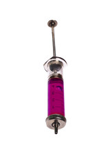 hypodermic syringe isolated