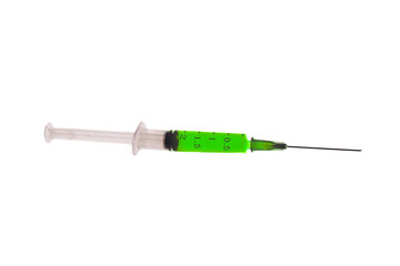Fototapeta premium hypodermic syringe isolated